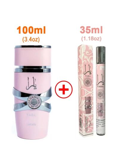 100ml Arab Perfumes Floral Scent Lasting Fragrance Pheromone Eau De Parfum Men Women High Quality Gift Balminess Deodorants Pink