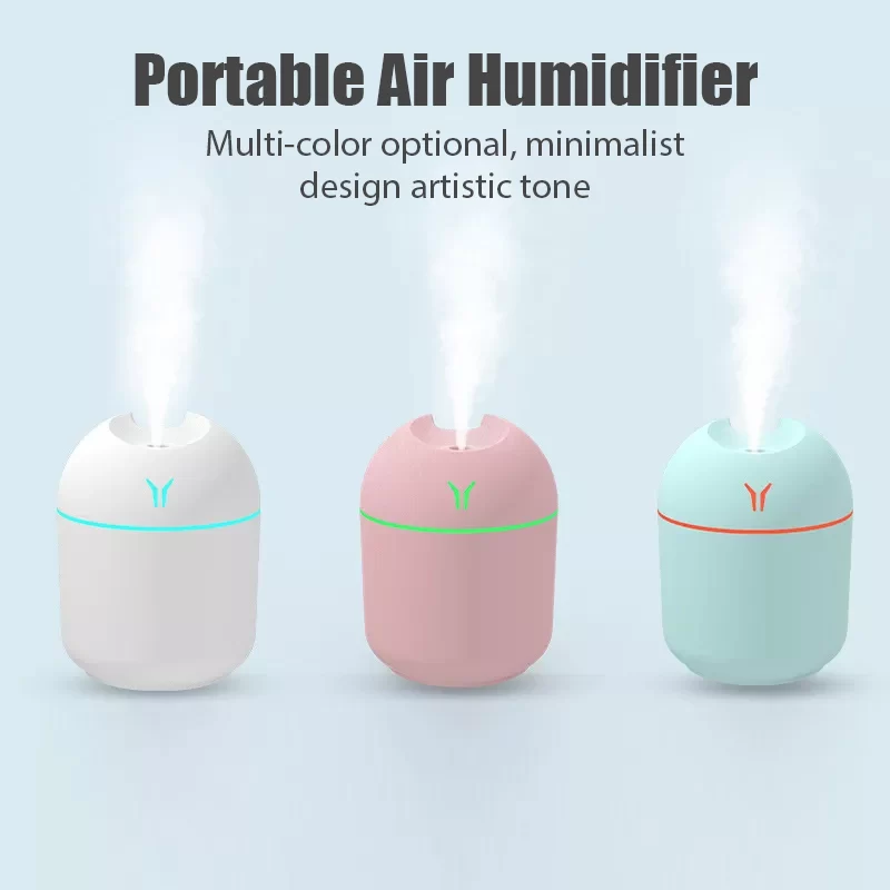 250ML Humidifier Mini Aromatherapy Humidifiers Diffusers For Home Romantic Light USB Essential Oil Diffuser Car Purifier Air_1