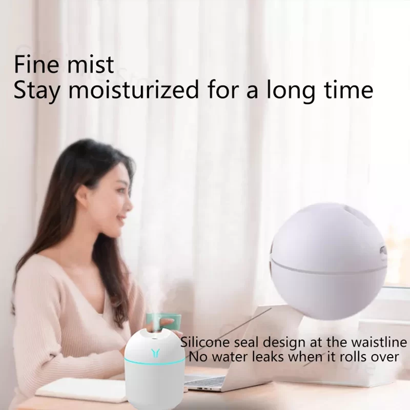 250ML Humidifier Mini Aromatherapy Humidifiers Diffusers For Home Romantic Light USB Essential Oil Diffuser Car Purifier Air_6