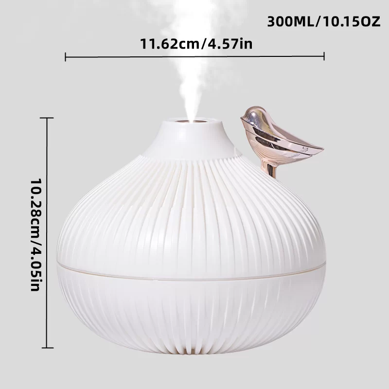 300ml USB Air Humidifier, Small Onion Style Humidifier With Night Light, Atmosphere Light, Mini-size USB Air Humidifier For Home_6