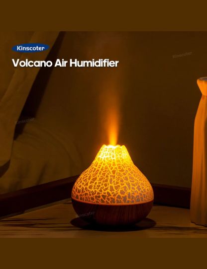 Volcano Air Ultrasonic Humidifier 300ml Portable Mist Diffuser Household Usb Electric Sprayer Atomizer Purifier Night Light