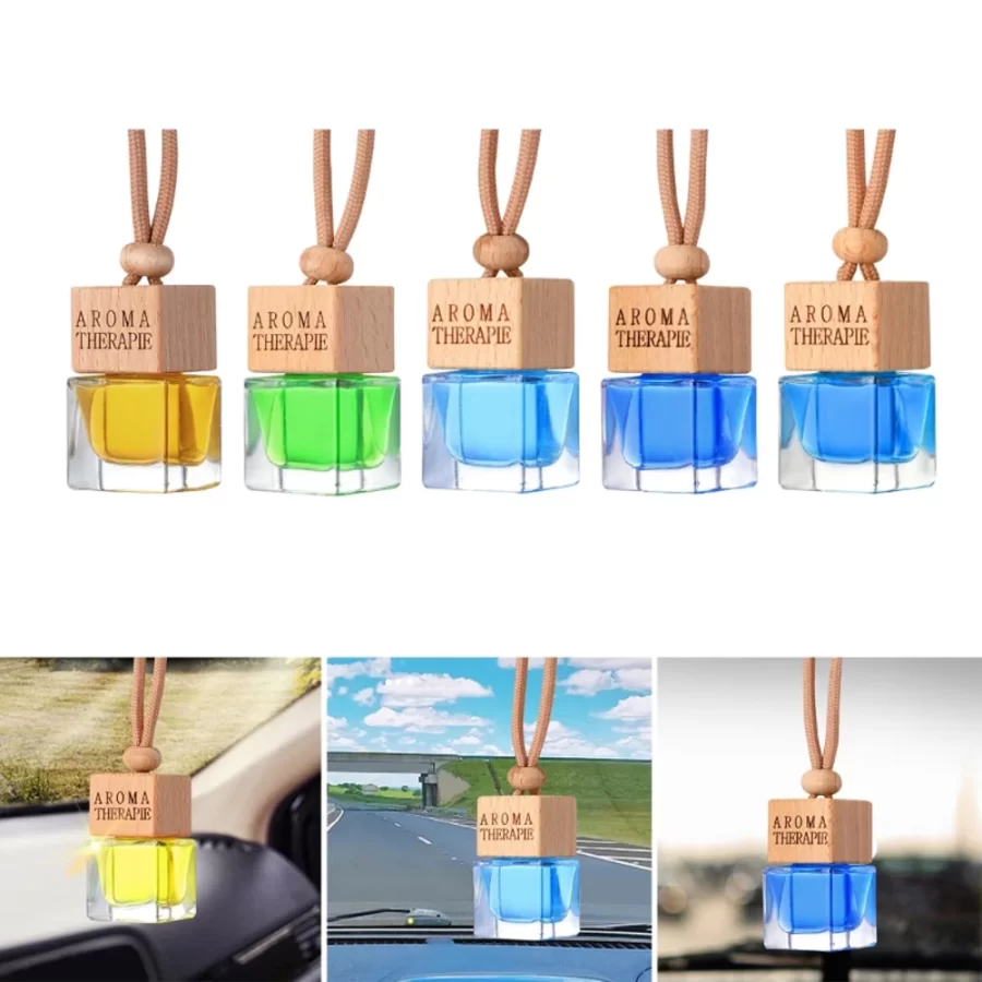 10Ml Car Fragrance Pendant Perfume Oil Diffuser Air Freshener, High-End Rearview Mirror Pendant for Mercedes-Benz Bmw Toyota_2