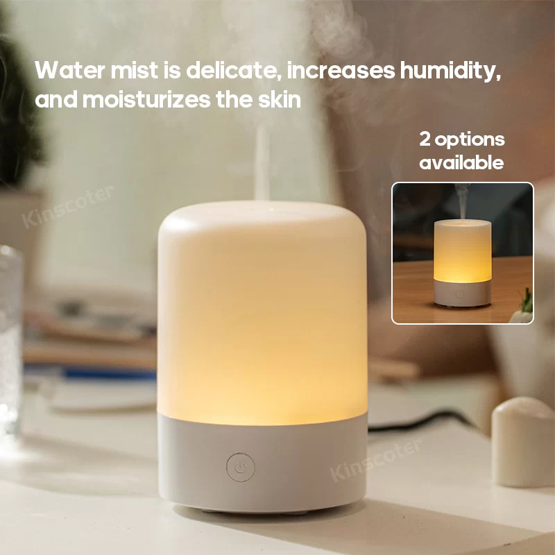 2024 Simple Aroma Diffuser Desktop Mini Air Humidifier Ultrasonic Sprayer Aromatherapy Essential Oil difusor with RGB Light_4