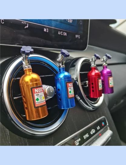 Car Air Freshener Blue Billet Aluminium Scent NO S Car Air Vent Perfume Fragrance Refill Freshener Car Accessories Decorate