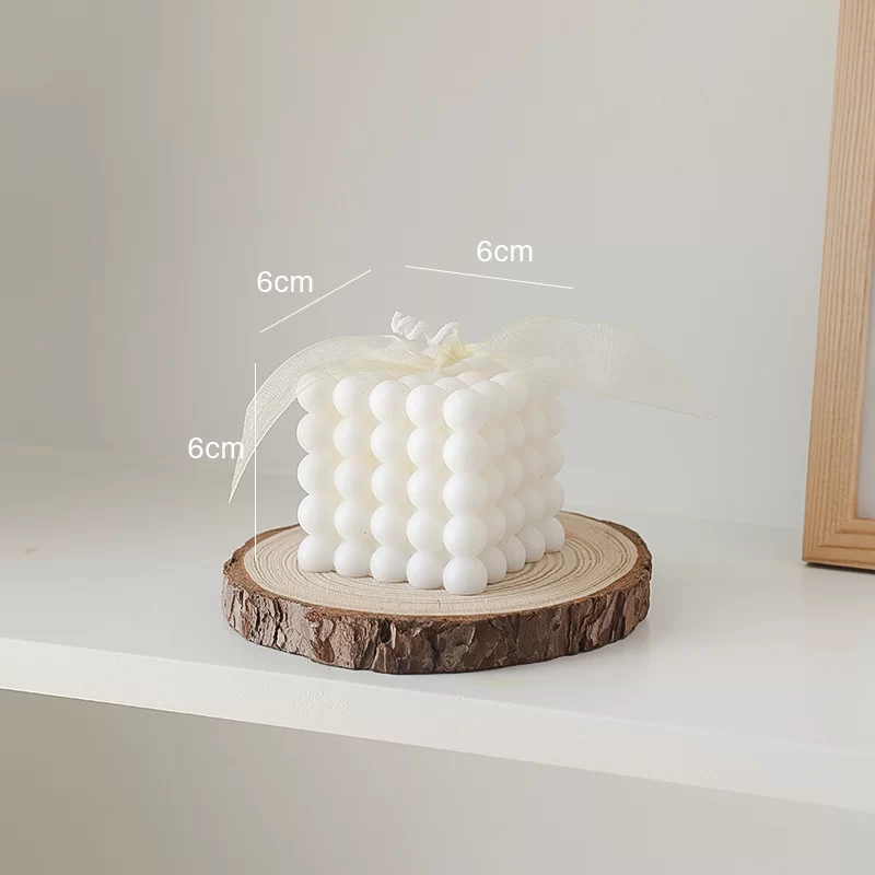 Modern Home Decoration Big Cube Bubble Candle Soy Wax Aromatherapy Scented Candles Home Decorative Candles Birthday Gift_36