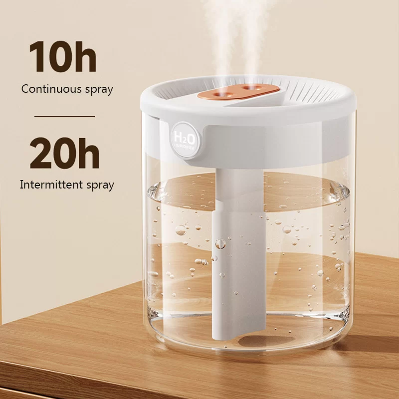 New 2L Double Nozzle Air Humidifier with Warm Night Light Large Capacity Aroma Essential Oil Diffuser for Bedroom Office_6