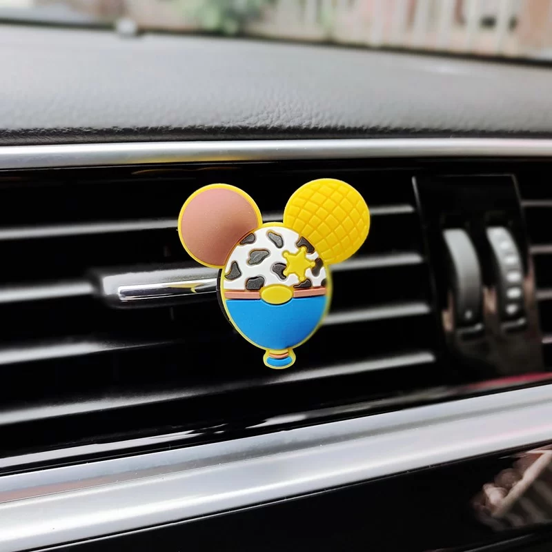 Cute Car Air Freshener Perfume Cartoon Mouse Car Vent Clip Auto Accessories Interior Men Woman Wholesale Lovely Fragrance Scent_17