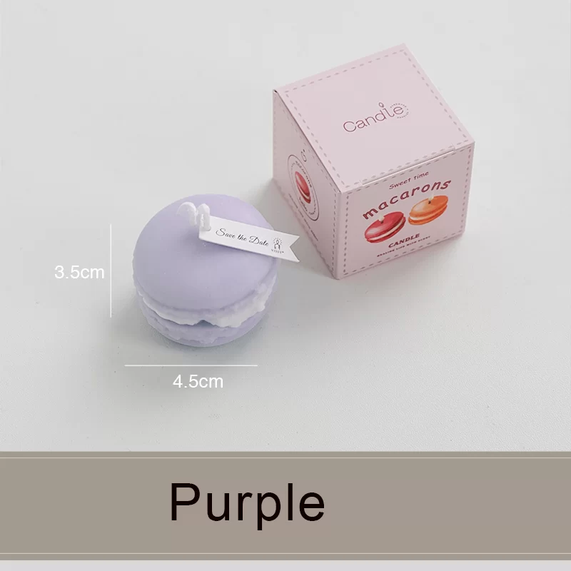 1 pack macaron scented candle suitable for home decoration, party gatherings, table decoration, holiday gift giving_7