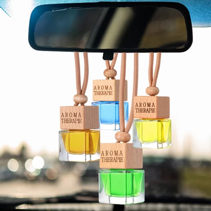 10Ml Car Fragrance Pendant Perfume Oil Diffuser Air Freshener, High-End Rearview Mirror Pendant for Mercedes-Benz Bmw Toyota_1