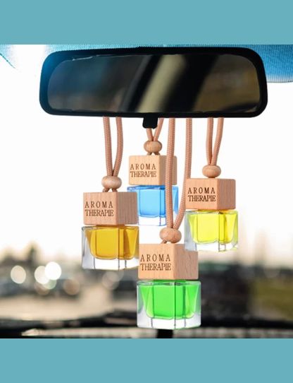 10Ml Car Fragrance Pendant Perfume Oil Diffuser Air Freshener, High-End Rearview Mirror Pendant for Mercedes-Benz Bmw Toyota