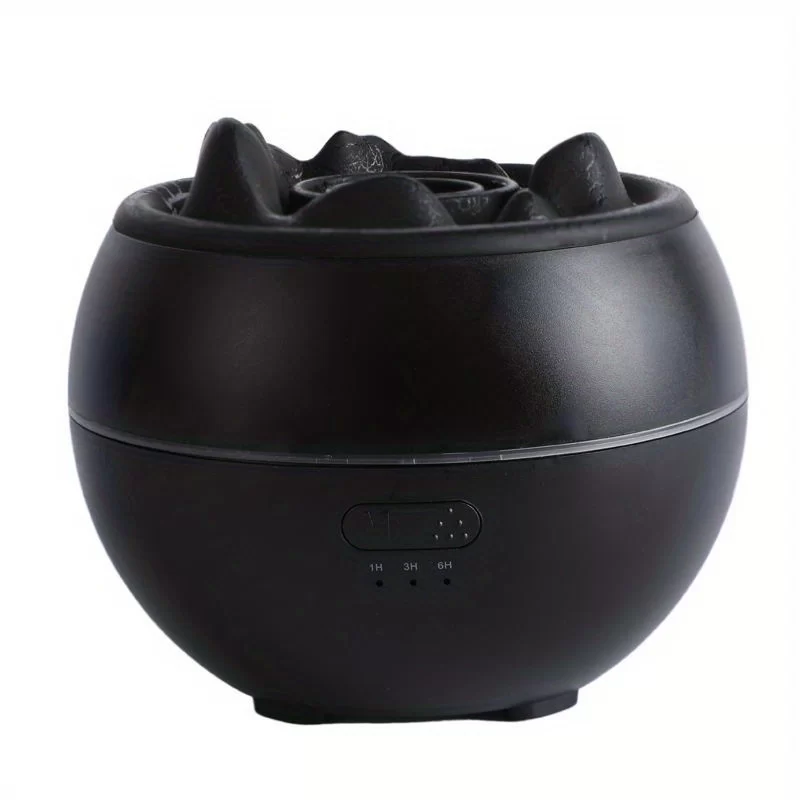 New style 360ml 7 colors fire flame Cool Mist humidifier Aroma Essential Oil h2o USB air Diffuser Volcano humidifier_7