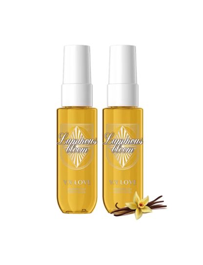 PACK OF 2 Travel Perfume for Women 62 Gourmand Note Portable Fragrance Hair & Body Mist Uplifting Fragrance Spray 40ML 1.3FL.OZ