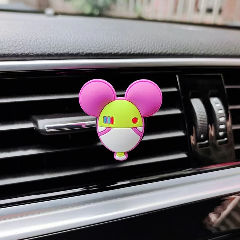 Cute Car Air Freshener Perfume Cartoon Mouse Car Vent Clip Auto Accessories Interior Men Woman Wholesale Lovely Fragrance Scent_16