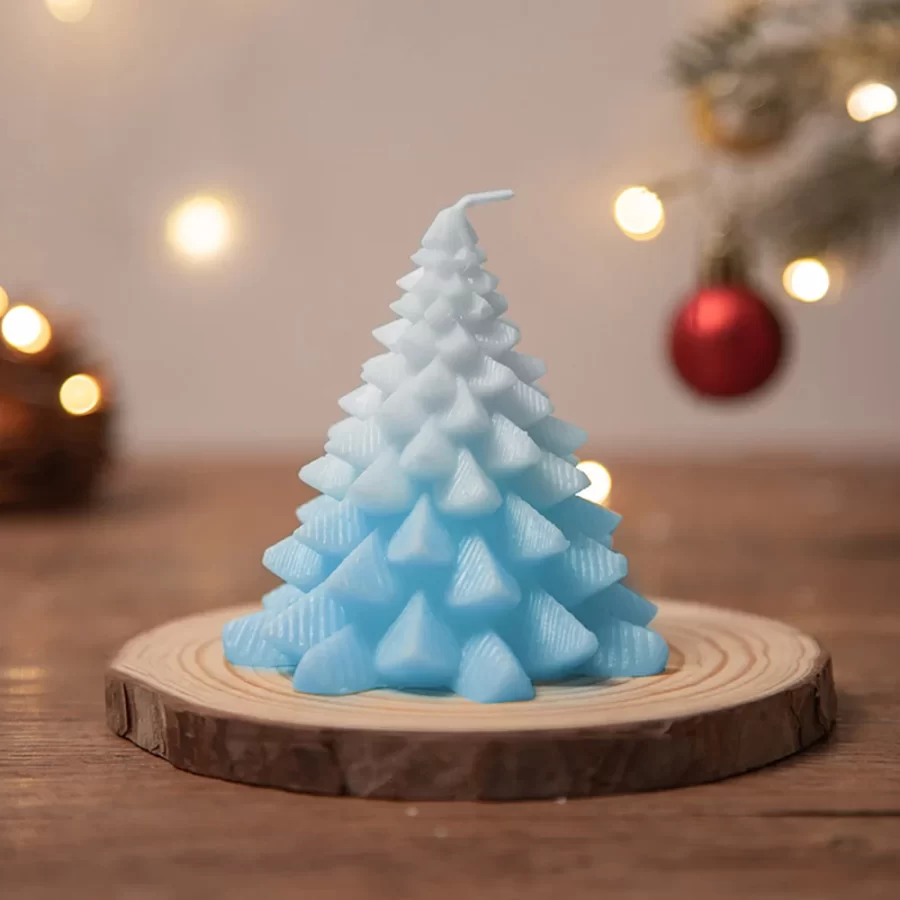 Christmas Scented Candle Christmas Tree Shaped Candle Decoration for Christmas Festival Gifts Home Living Room Decoration Candle_10