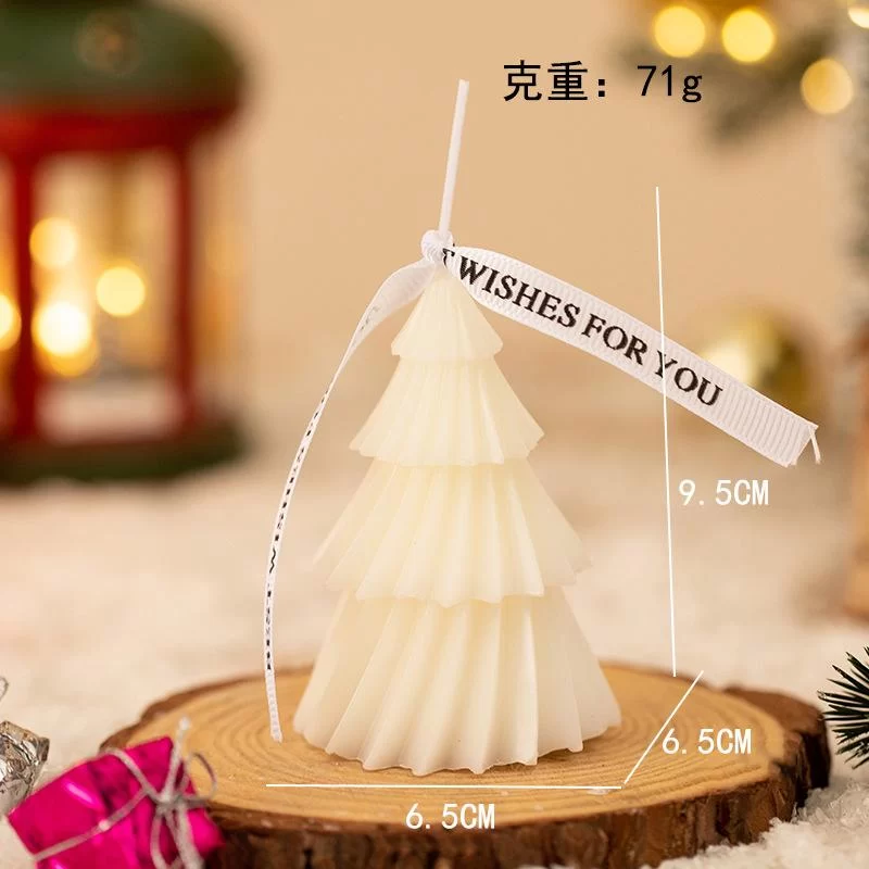 Geometric Pine Silicone Candle 3D Mold Christmas Tree Scented Candles Silicone Mold DIY Aromath Candle Soap Making Tools Craft_8