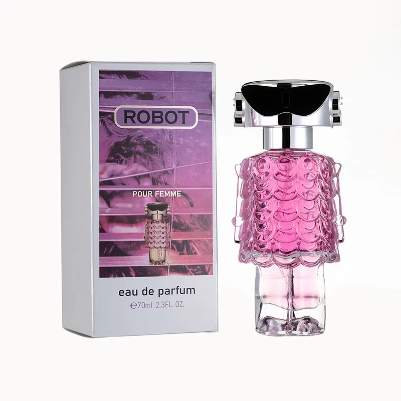 70ml Female Robot Perfume Lasting Fragrance Floral Notes Rose Lemon Cherry Blossom Fragrance Romantic Date Light Deodorant Charm_9