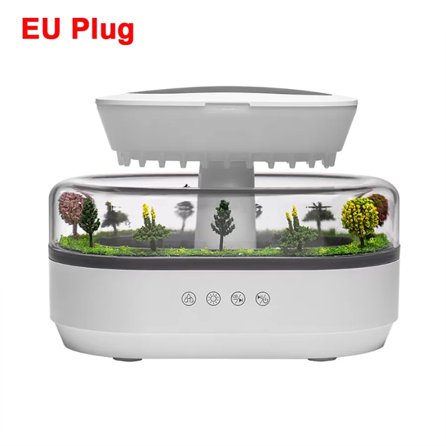 Aroma Humidifier Raindrop Landscape Air Humidifier With Night Light Desktop Fragrance Spray Essemtial Oil Diffuser Mist Maker_7