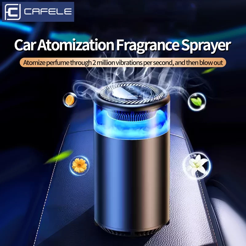 CAFELE Car Air Freshener Ultrasonic Atomizer Long-lasting Natural Car Fragrance Diffuser New Smell Experience Car Flavoring_3