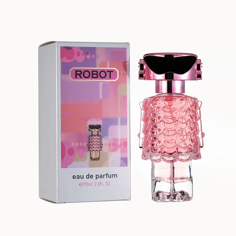 70ml Female Robot Perfume Lasting Fragrance Floral Notes Rose Lemon Cherry Blossom Fragrance Romantic Date Light Deodorant Charm_8