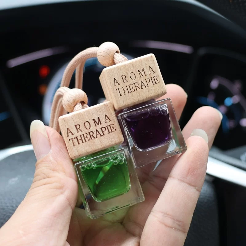 Car Air Outlet Hanging Perfume Pendant Fragrance Air Freshener Cologne/ Lavender Perfume Diffuser Aromatherapy Decor Accessorie_6