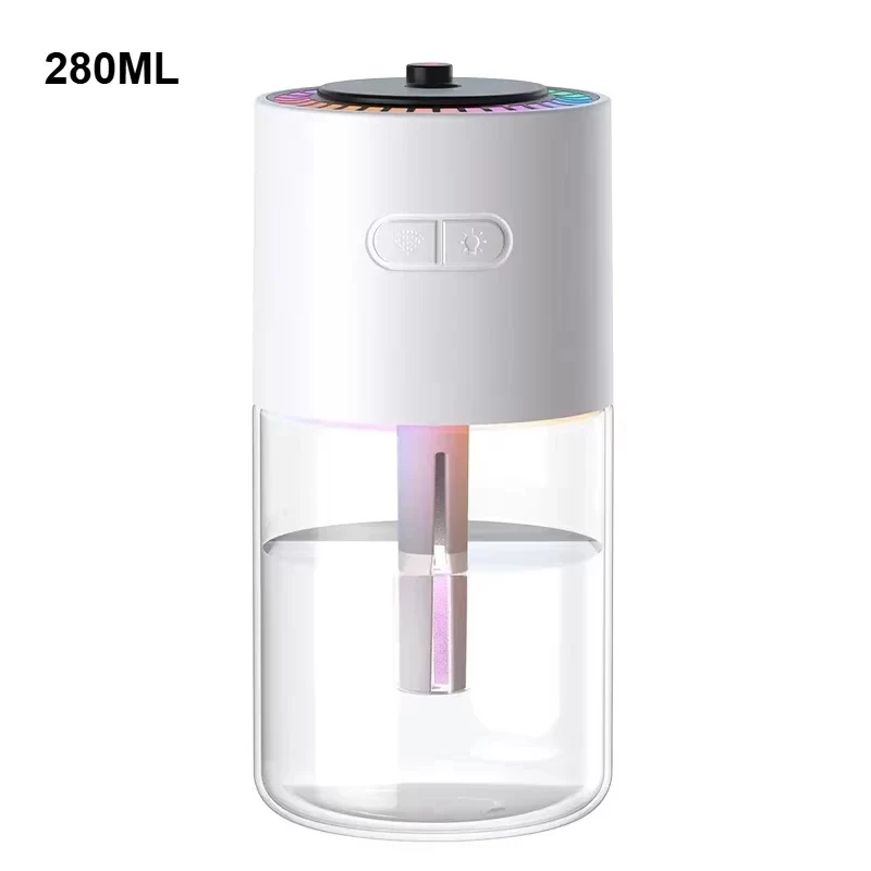 Creative Starry Sky Projection Humidifier Mini Rotating Car Air Humidifier with LED Light USB Electric Aroma Diffuser for Bedroo_7