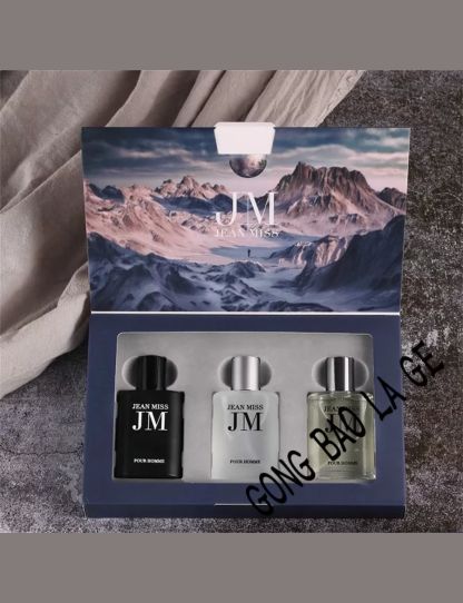 Original 90ml Men's Perfume Gift Box 3pcs Set Fascination Man Colognes Scent Lasting Woody Floral Fragrance Eau De Parfums Homme