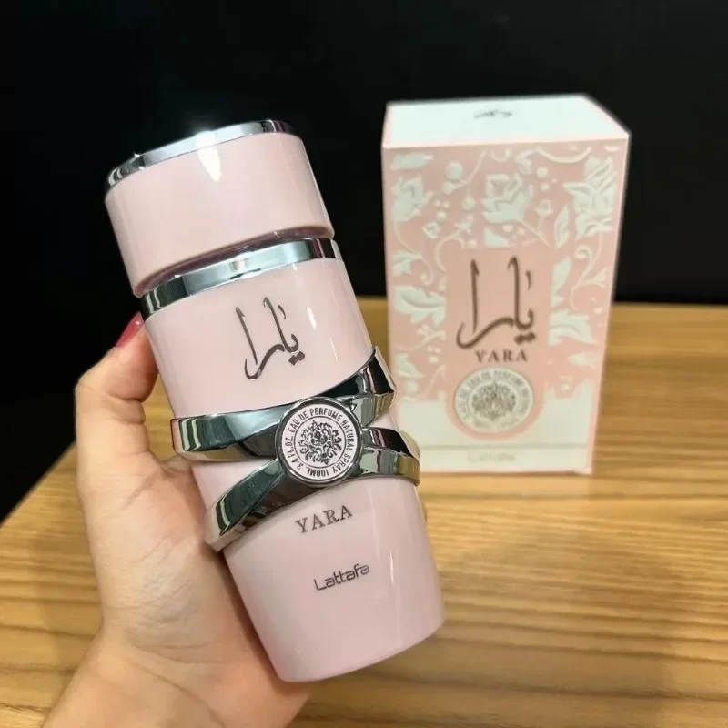 100ml Arab Perfumes Floral Scent Lasting Fragrance Pheromone Eau De Parfum Men Women High Quality Gift Balminess Deodorants Pink_2