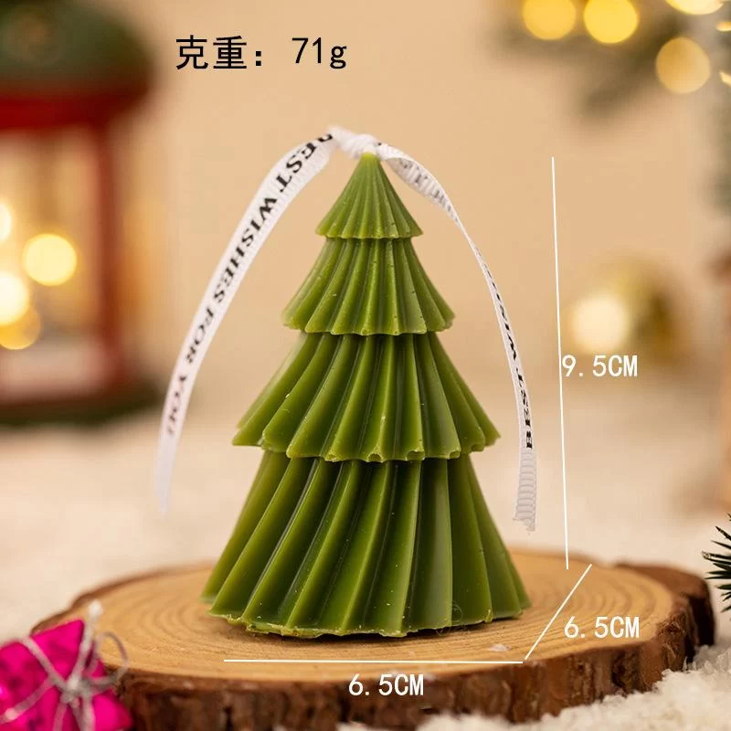 Geometric Pine Silicone Candle 3D Mold Christmas Tree Scented Candles Silicone Mold DIY Aromath Candle Soap Making Tools Craft_10