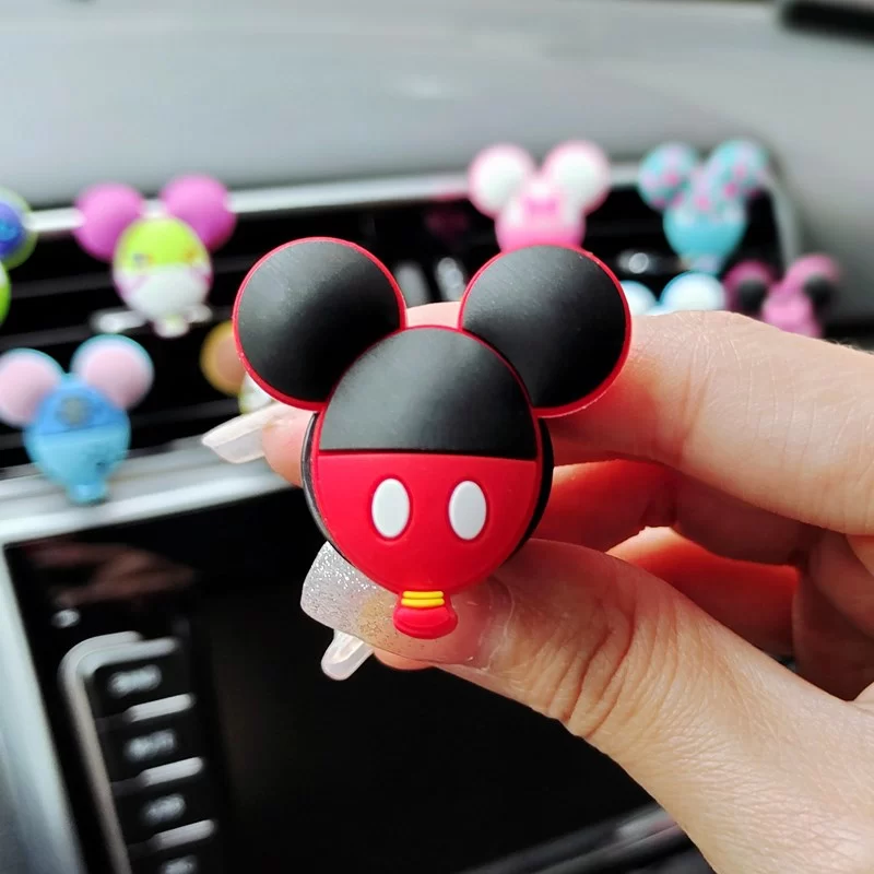 Cute Car Air Freshener Perfume Cartoon Mouse Car Vent Clip Auto Accessories Interior Men Woman Wholesale Lovely Fragrance Scent_2