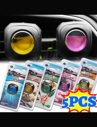 Car Fragrance Auto Air Outlet Aromatherapy Clip Deep Purification Air Freshener Car Interior Odor Removing Fragrance Perfume