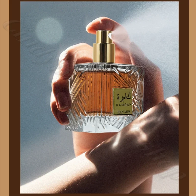 100ML Men's Kamla Perfume Wooden Fragrance Long-lasting Fragrance Arabian Perfume to Remove Body Sweat Odor_1