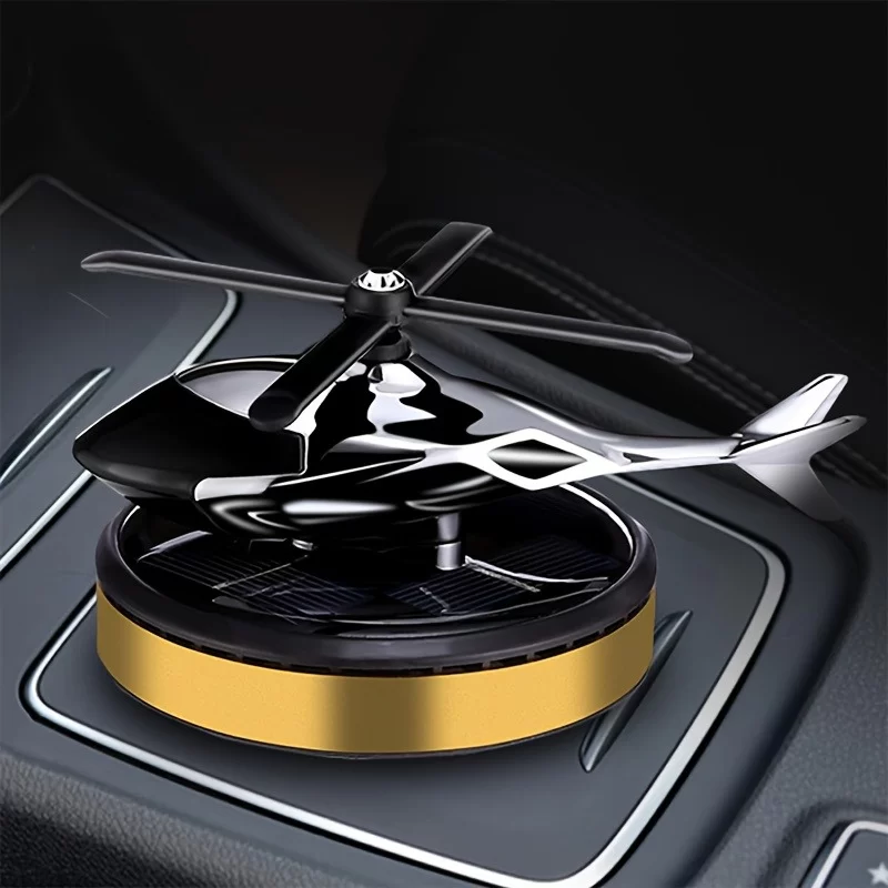 Solar Helicopter Car air freshener - long-lasting fragrance, stylish dash trim_3