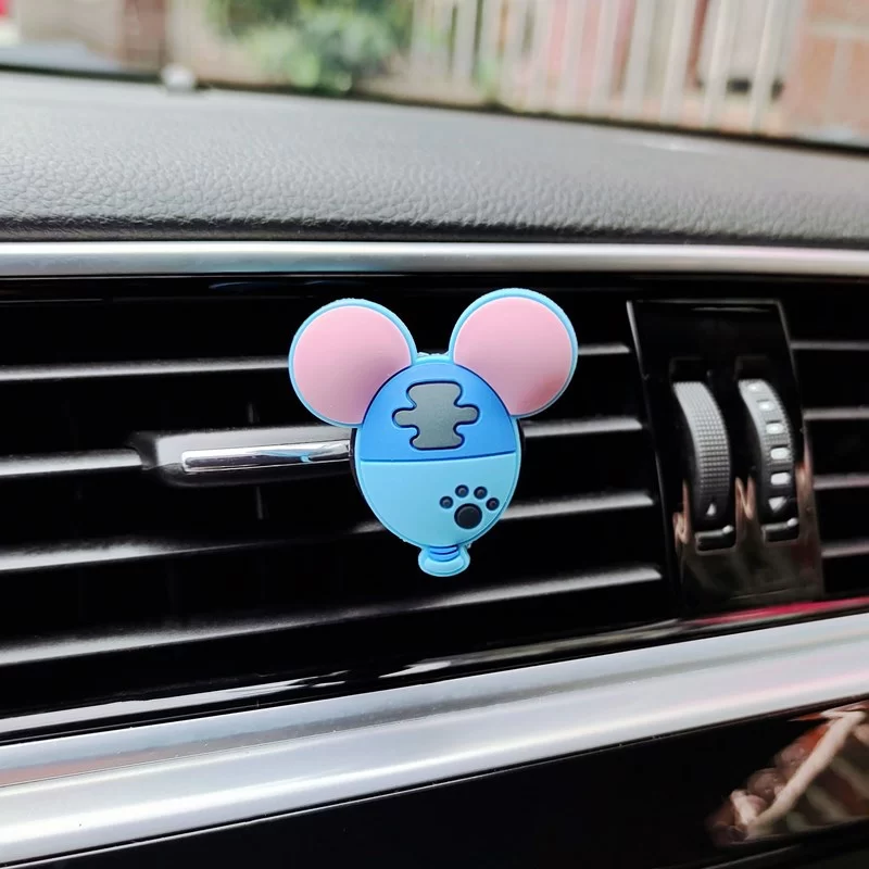 Cute Car Air Freshener Perfume Cartoon Mouse Car Vent Clip Auto Accessories Interior Men Woman Wholesale Lovely Fragrance Scent_7