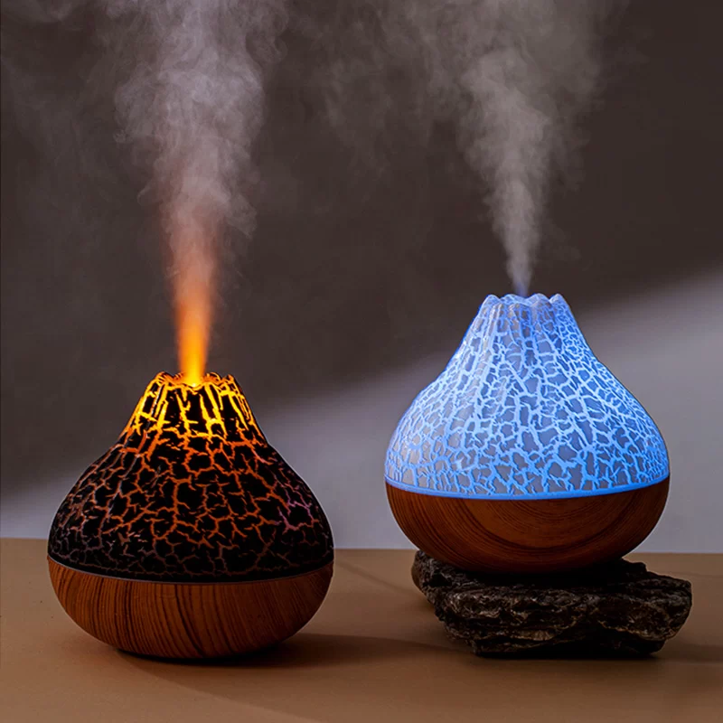 Volcano Air Ultrasonic Humidifier 300ml Portable Mist Diffuser Household Usb Electric Sprayer Atomizer Purifier Night Light_2