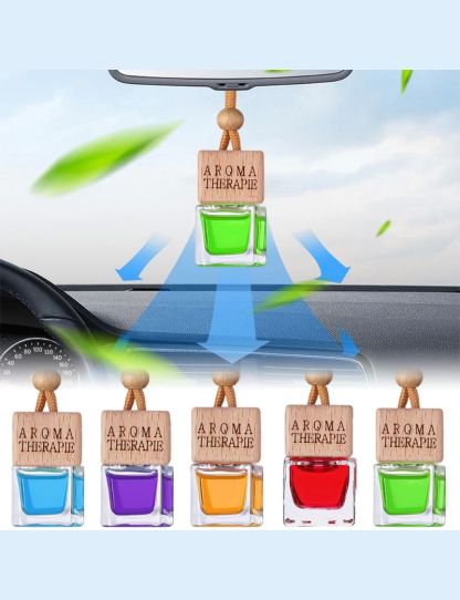 Car Air Outlet Hanging Perfume Pendant Fragrance Air Freshener Cologne/ Lavender Perfume Diffuser Aromatherapy Decor Accessorie