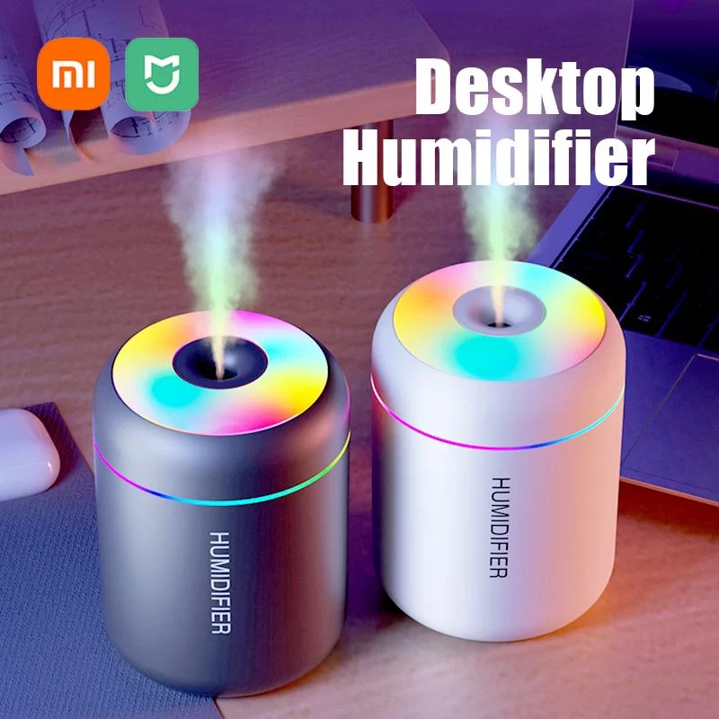 Xiaomi Desktop Humidifier Mini Dazzle Night Light USB Silent Air Humidification Machines Fine Mist Household Car Office Portable_1