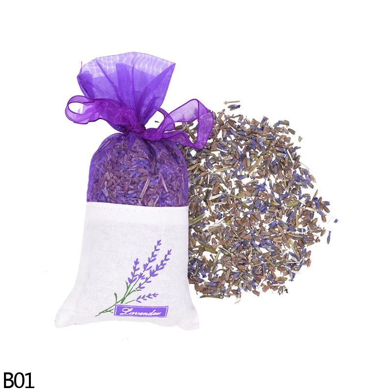 Natural Dried Flowers Sachet Bag Lavender Rose Jasmine Rosemary Fragrant Bags Filling Real Natural Freshener Gifts Car Home_9