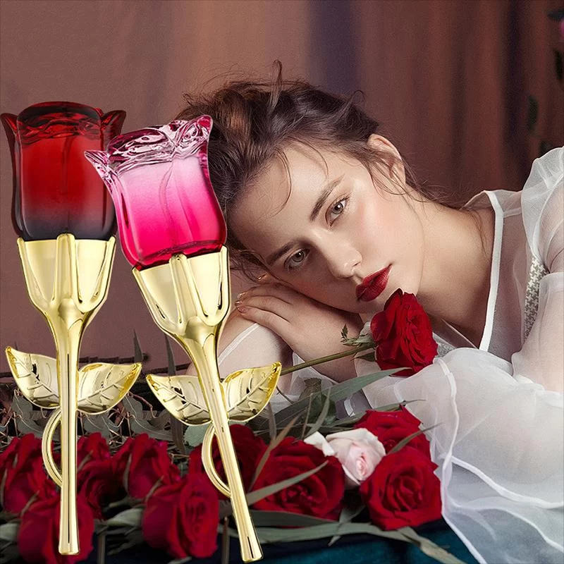 Rose Perfume Original 50ML Hombre Women Original Arab Perfumes Victoria’s Secret Body Mist Fragrances Long Lasting Giving Gifts_1