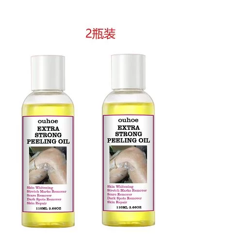 110ml Yellow Peeling Oil Plant Essential Bleaching Lighten Elbows Knee Hands Brightening Skin Tone Facial Body Massage Oil_6