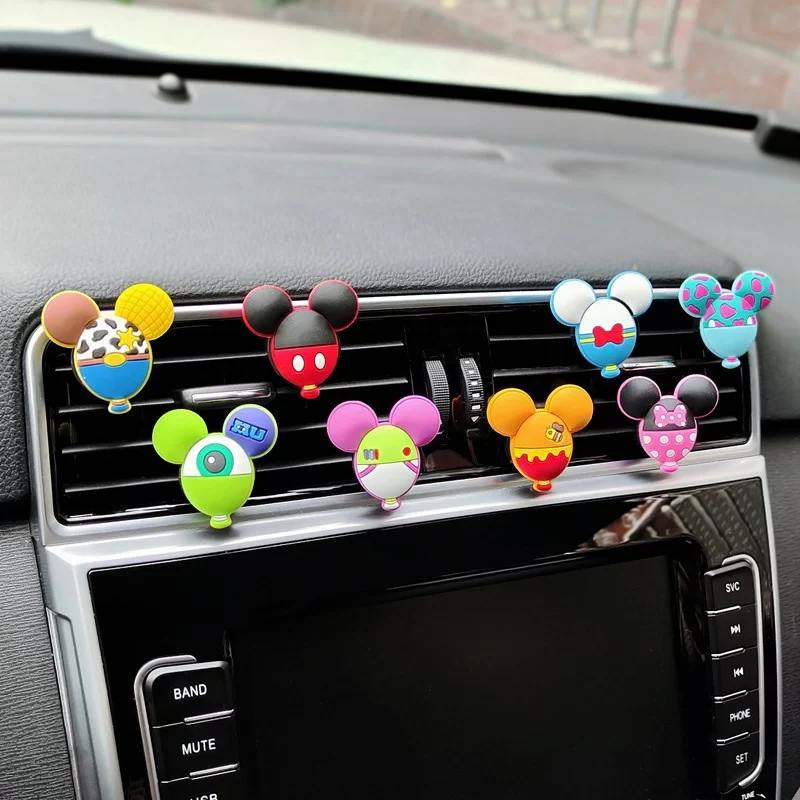 Cute Car Air Freshener Perfume Cartoon Mouse Car Vent Clip Auto Accessories Interior Men Woman Wholesale Lovely Fragrance Scent_4