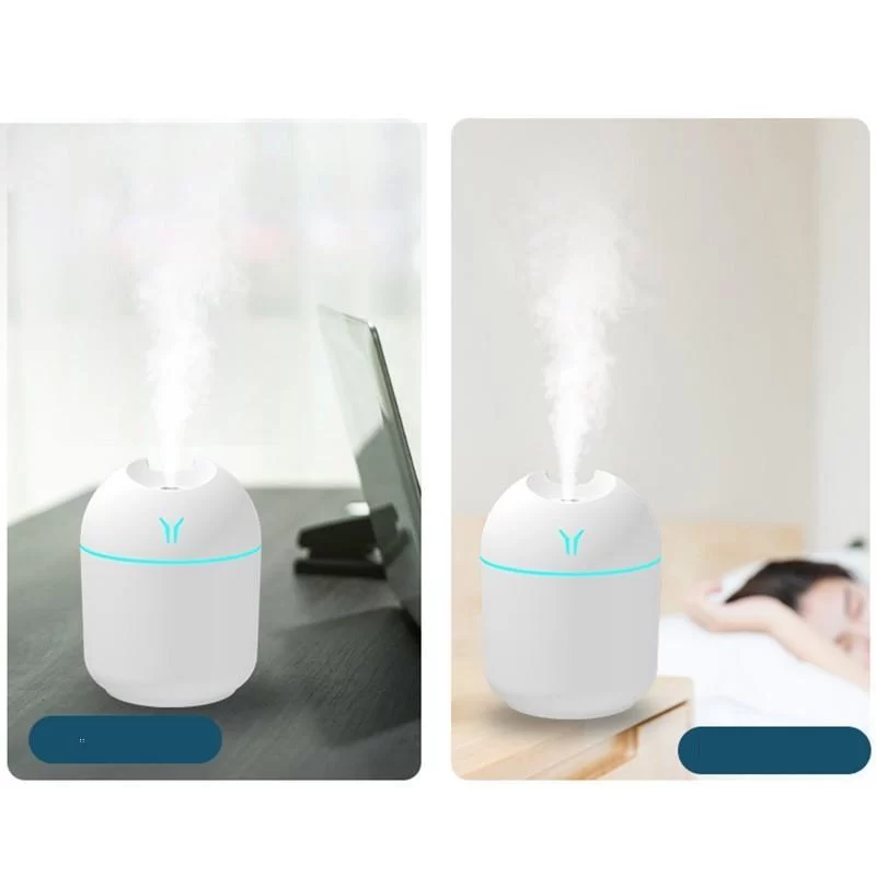 250ML Mini Air Humidifier Romantic Light USB Essential Oil Diffuser Car Purifier with LED Light Aromatic Anion Mist mist sprayer_5