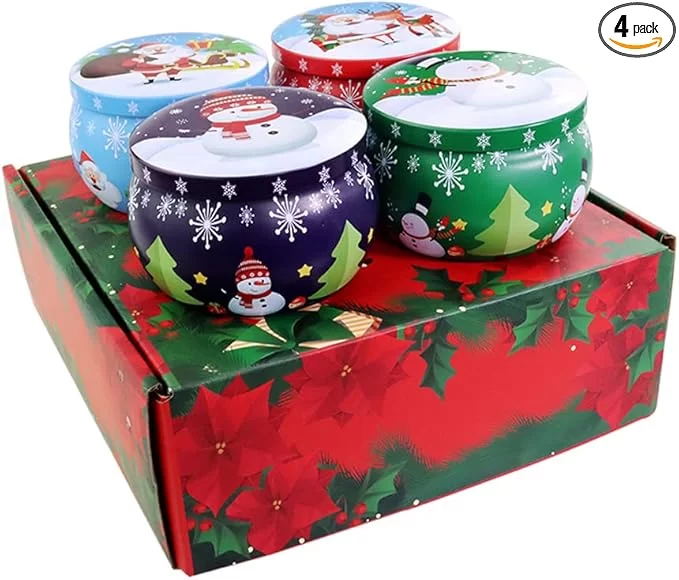 Christmas Aromatherapy Candle Set with Gifts, Home Aromatherapy, Birthday Candles Burning for a Long time, Luxury Gifts_1