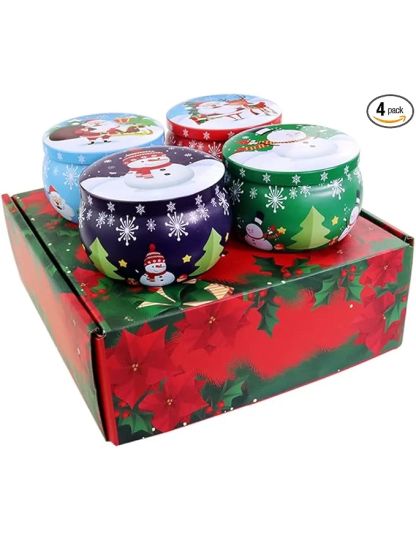 Christmas Aromatherapy Candle Set with Gifts, Home Aromatherapy, Birthday Candles Burning for a Long time, Luxury Gifts