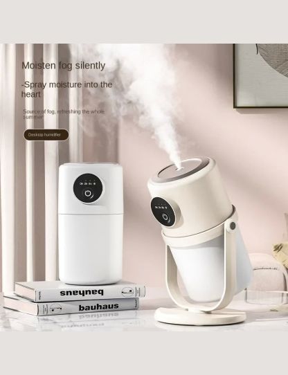 90 Degree Rotating Humidifier Intelligent Large Capacity Atomizer USB Silent Night Light Air Purification Difuser Essential Oil