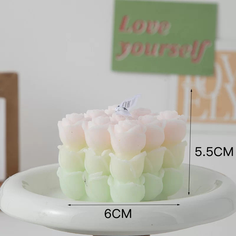 Modern Home Decoration Big Cube Bubble Candle Soy Wax Aromatherapy Scented Candles Home Decorative Candles Birthday Gift_16