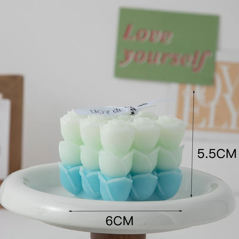 Modern Home Decoration Big Cube Bubble Candle Soy Wax Aromatherapy Scented Candles Home Decorative Candles Birthday Gift_17