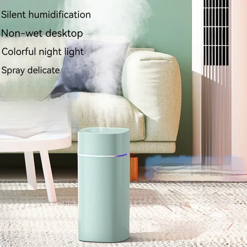 Xiaomi USB Air Humidifier 600ml With Dual Spout Essential Oil Diffuser Cool Mist Maker Silent Night Light For Home Car Office_5