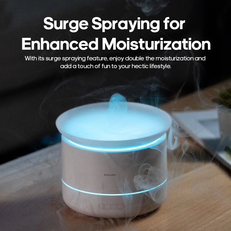 Portable Surge Spray Aroma Diffuser Essential Oil 200ml USB Ultra Quiet LED Colorful Night Light Humidifier for Home Room Hotel_5