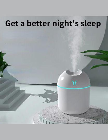 250ML Mini Air Humidifier Romantic Light USB Essential Oil Diffuser Car Purifier with LED Light Aromatic Anion Mist mist sprayer