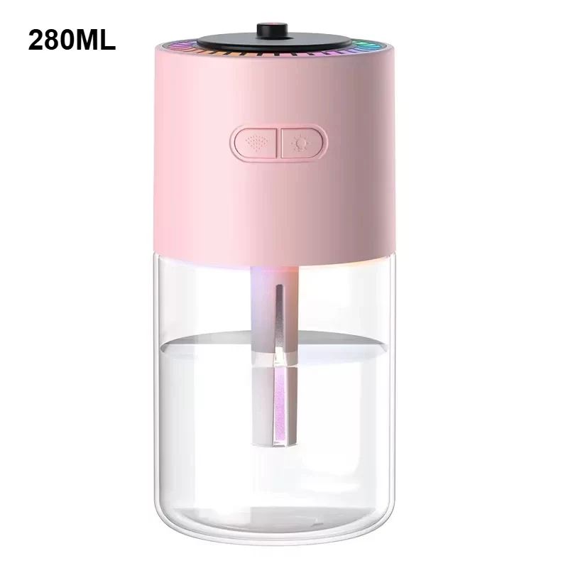 Creative Starry Sky Projection Humidifier Mini Rotating Car Air Humidifier with LED Light USB Electric Aroma Diffuser for Bedroo_9